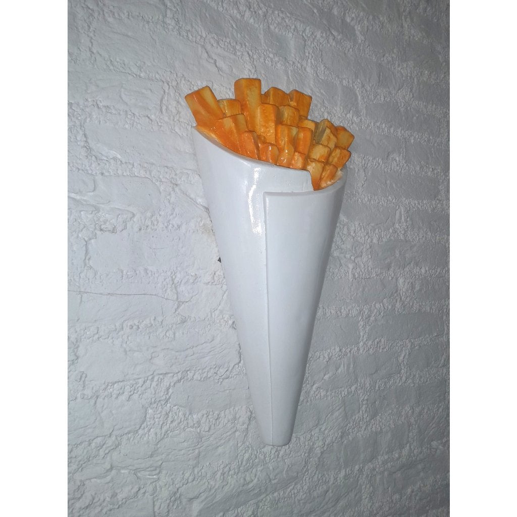 Patatzak Hangend Half – 50 cm Hoogte Platte uitvoering, Verzamelen, Merken en Reclamevoorwerpen, Ophalen, HorecaBeelden, Overige typen