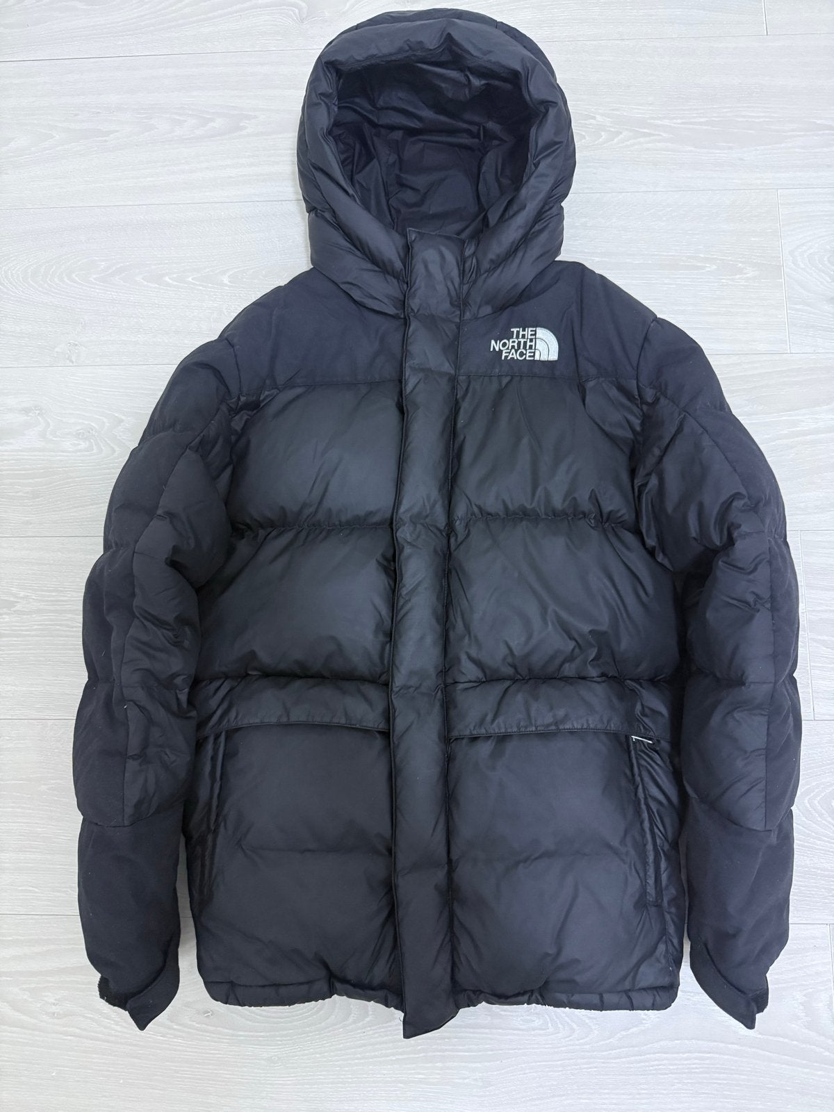 The North Face Himalayan-donsparka, Ophalen of Verzenden, Zo goed als nieuw, Zwart