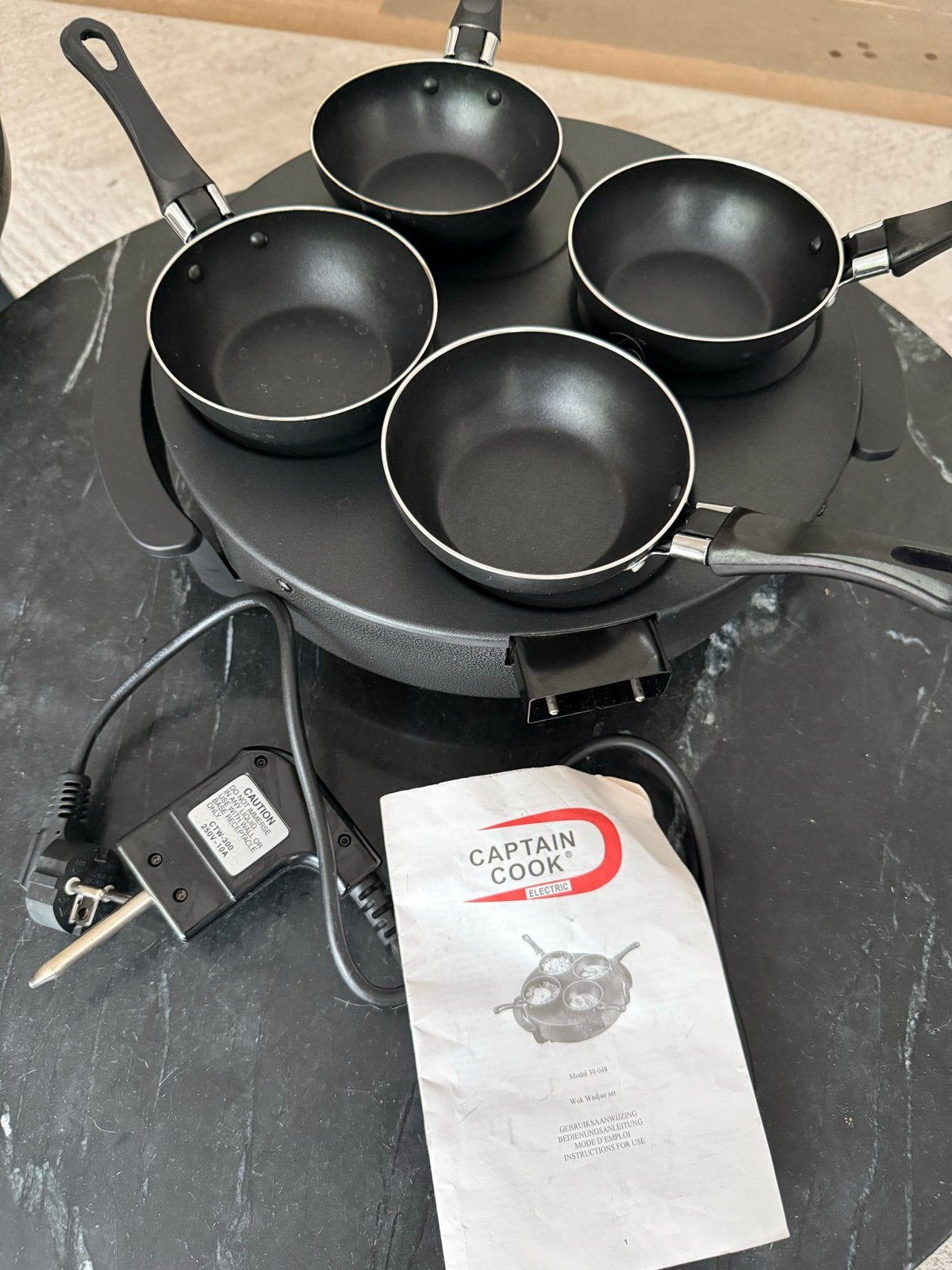 Nieuw Captain Cook Wok Wadjan set - nooit gebruikt, Witgoed en Apparatuur, Gourmetstellen, Ophalen of Verzenden, Nieuw, 4 t/m 7 personen
