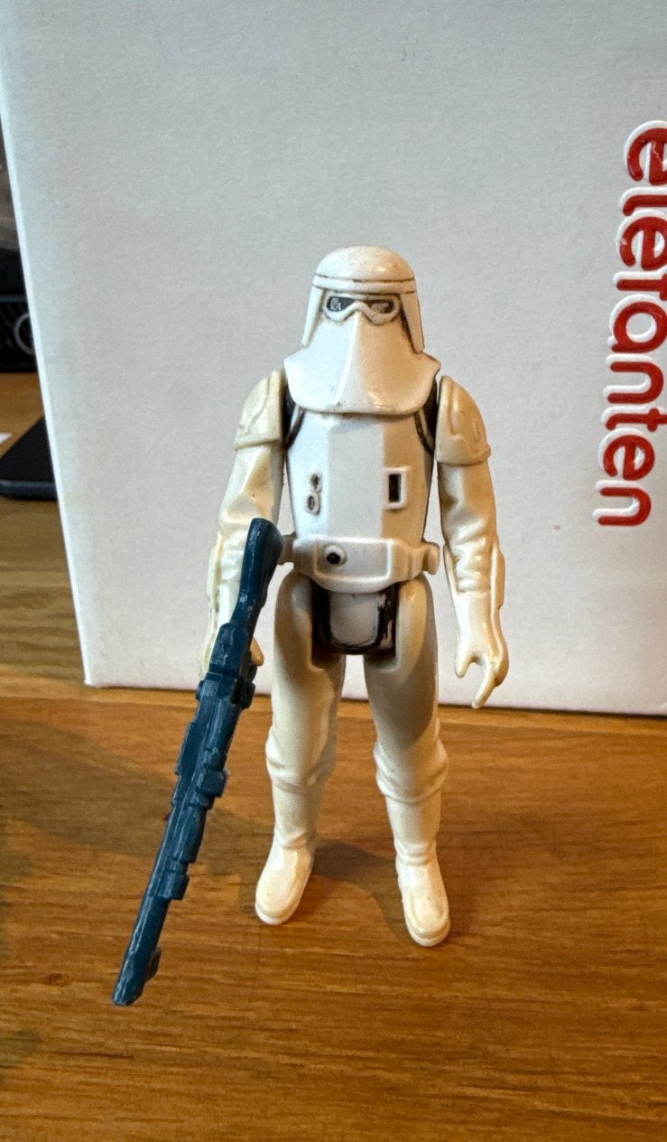 Vintage Star Wars Snowtrooper Actiefiguur met wapen, Verzamelen, Ophalen of Verzenden, Gebruikt, Actiefiguurtje