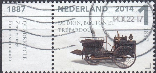 Nederland 9.32.1- 2014- Klassiekers- De Dion- NVPH-3155- G, Verzenden, Na 1940, Gestempeld
