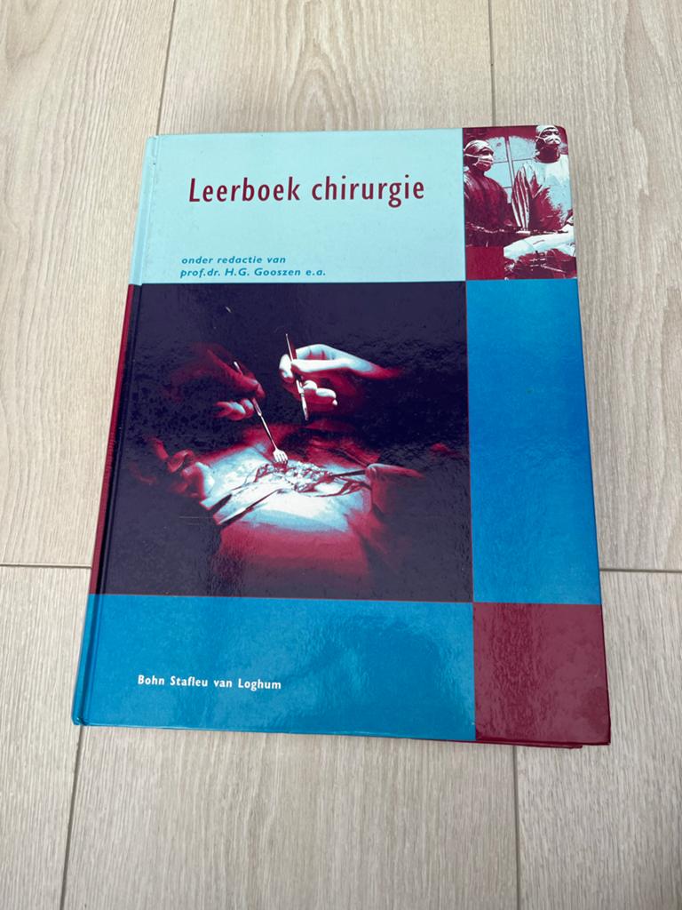 Leerboek chirurgie - Prof.dr. H.G. Goossen e.a., Ophalen, Beta, Gelezen, WO
