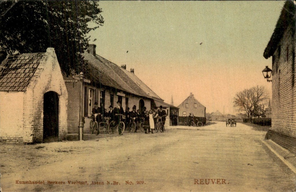 Reuver - Berkers Verbunt nr 209 Tulp, Ophalen of Verzenden, Voor 1920, Ongelopen, Limburg