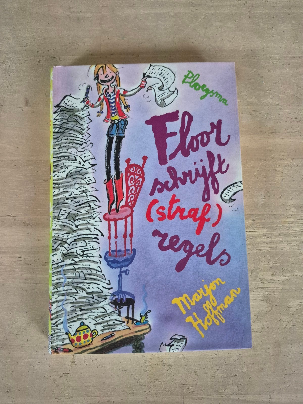 Floor schrijft (straf) regels - Marjon Hoffman, Ophalen of Verzenden, Gelezen, Marjon Hoffman, Fictie algemeen