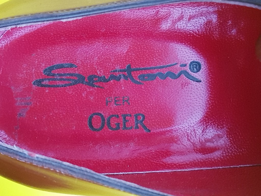 Nieuw Santoni Oger  gesp schoenen met bruine kleur maat 11, Ophalen, Bruin, Nieuw, Gespschoenen