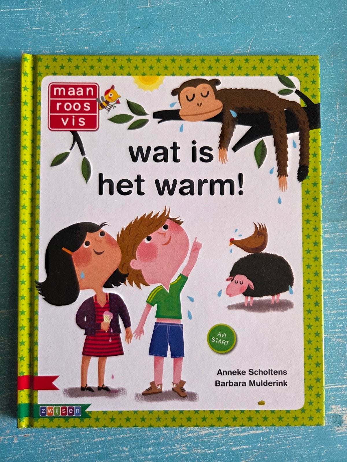 Maan Roos Vis: Wat is het warm! AVI START leesboek, Ophalen of Verzenden, Zo goed als nieuw, Fictie algemeen