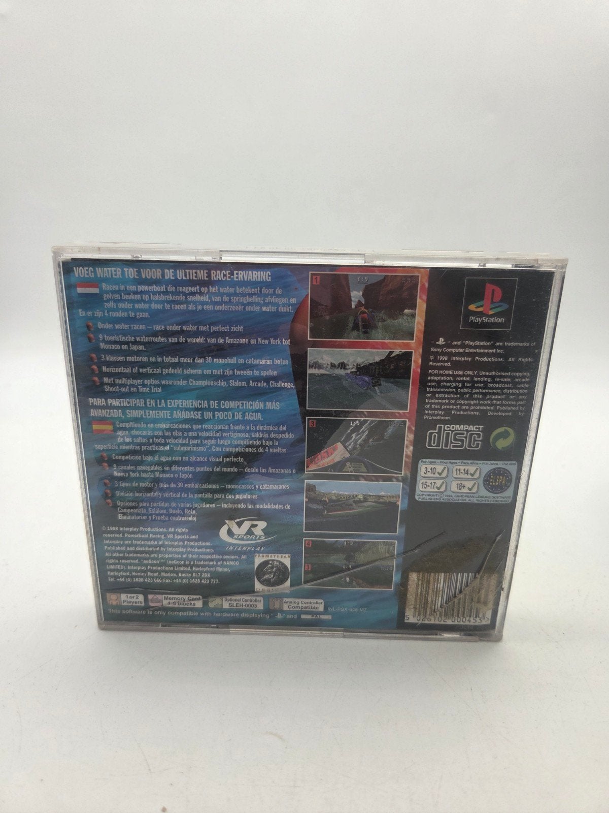VR Sports Powerboat Racing PlayStation 1, Gebruikt, 1 speler, Eén computer, Ophalen of Verzenden