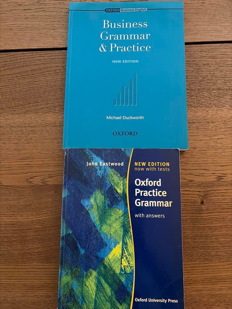 Oxford Business & Practice Grammar Boeken (2 stuks), Ophalen of Verzenden, Zo goed als nieuw, Non-fictie