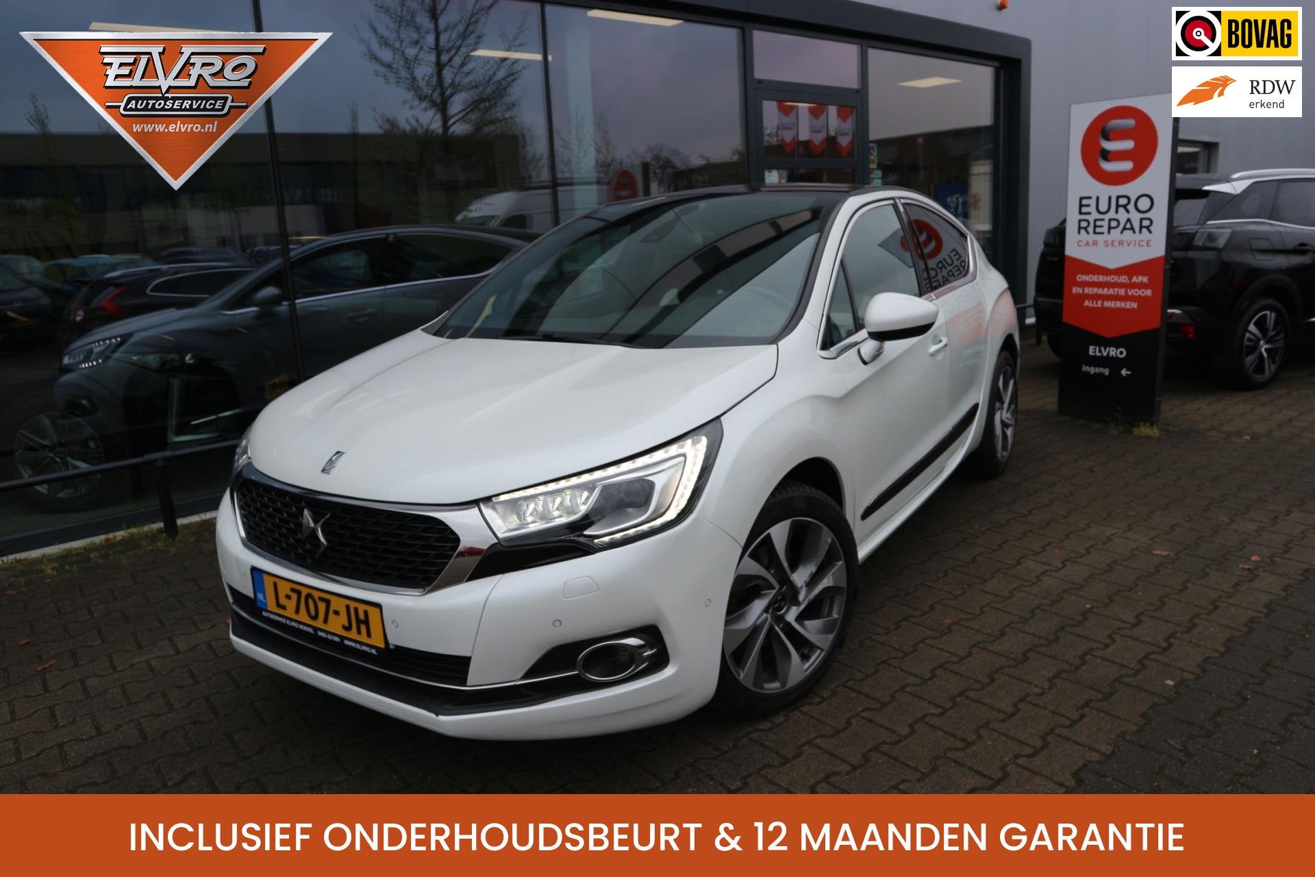 DS 4 1.6 165PK AUTOMAAT Performance Line NAVI CAMERA KEYLESS, Auto's, DS, Gebruikt, 4 cilinders, 1650 kg, Wit