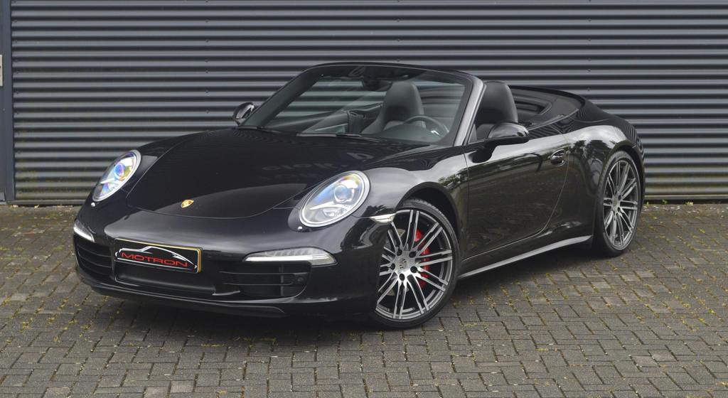 Porsche 911 991.1 3.8 Carrera 4S Cabriolet, Auto's, Automaat, Euro 5, Gebruikt, Zwart