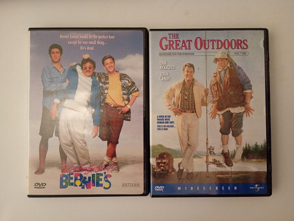 DVD's The Great Outdoors en Weekend at Bernie's REGIO 1, Vanaf 12 jaar, Ophalen of Verzenden, Gebruikt, Romantische komedie