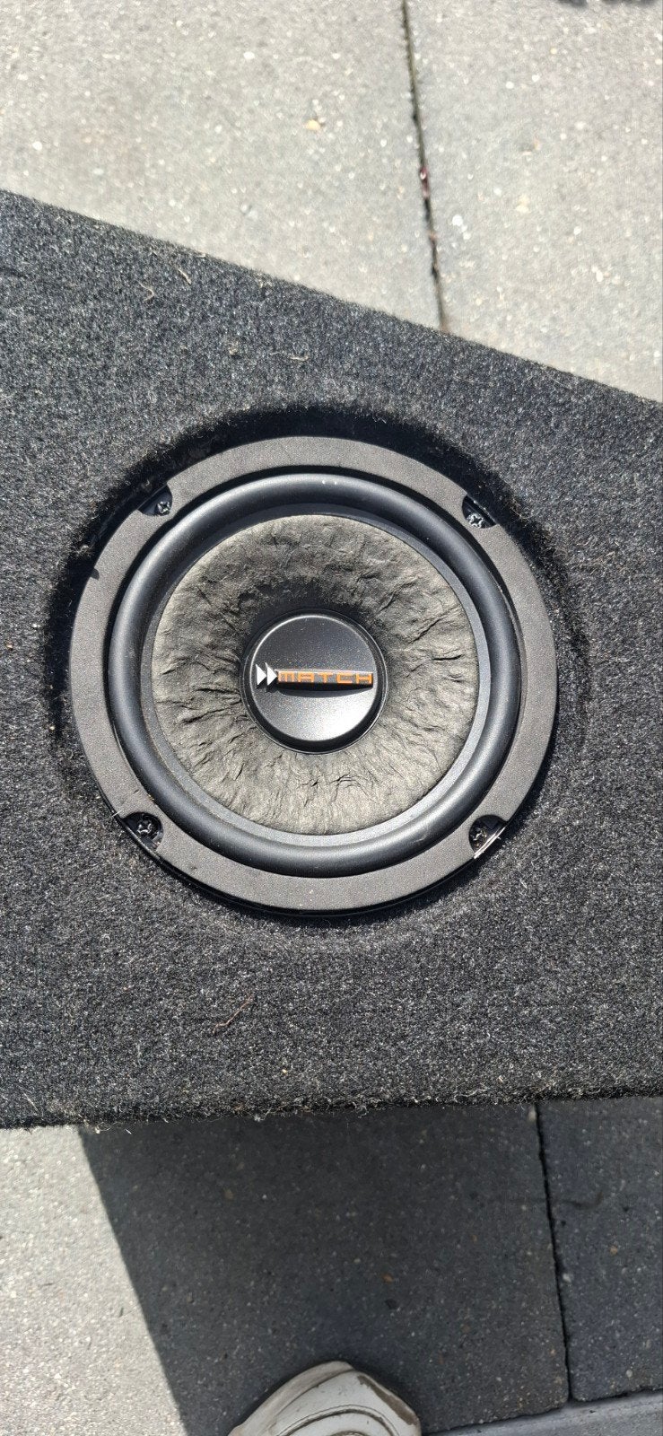 Match PP 7E-D Subwoofer - Krachtige Bass voor in de Auto, Auto diversen, Ophalen of Verzenden, Gebruikt