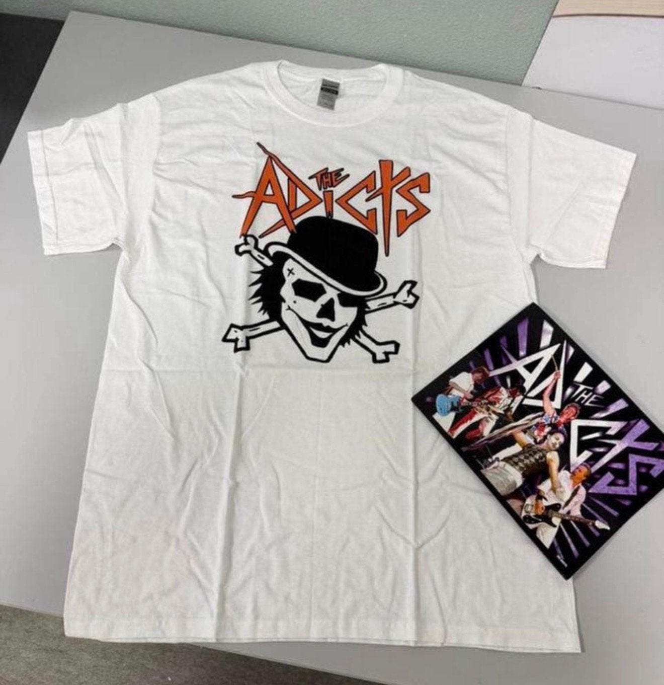 The Adicts punk T-shirt + Gratis Limited Print Maat L Nieuw, L, Nieuw, M, Ophalen of Verzenden