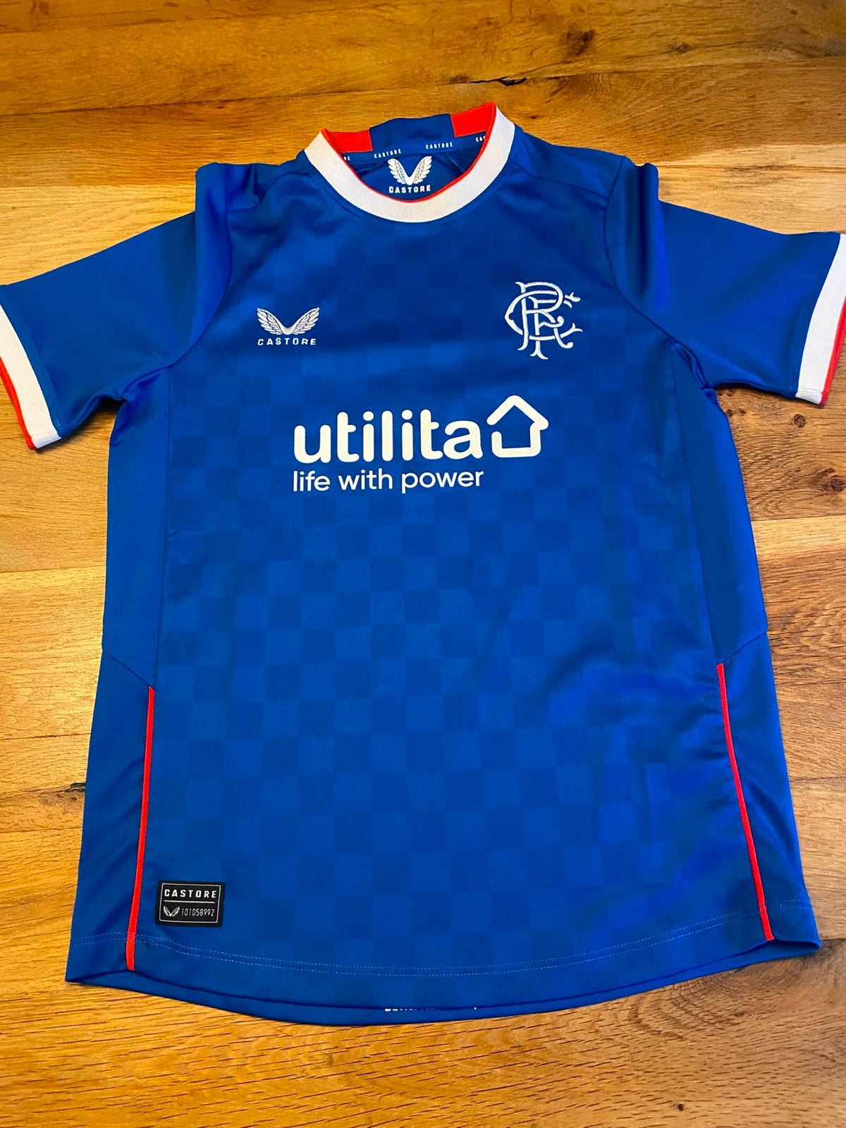 Rangers FC voetbalshirt maat 152 - Zo goed als nieuw, Ophalen of Verzenden, Zo goed als nieuw, Jongen, Sport- of Zwemkleding