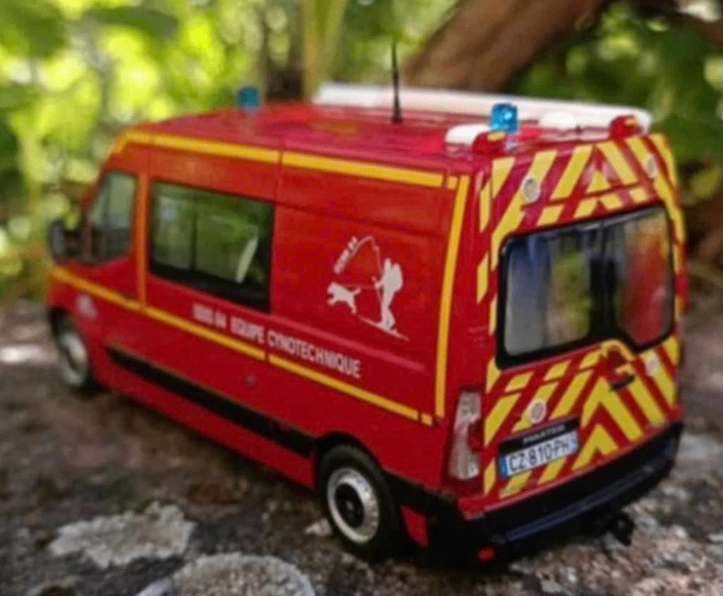 Renault Master III VTP Honden transport Brandweer 1/43 # 43, Verzenden, Nieuw, Bus of Vrachtwagen, Overige merken