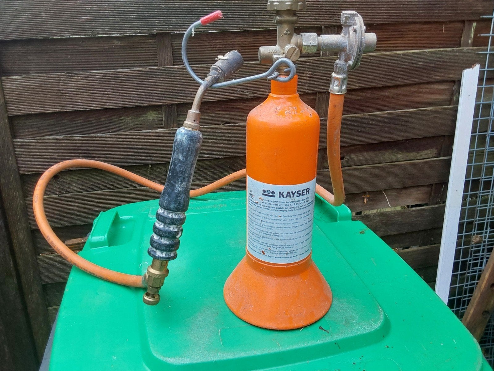 gasbrander, Doe-het-zelf en Verbouw, Ophalen, Gebruikt
