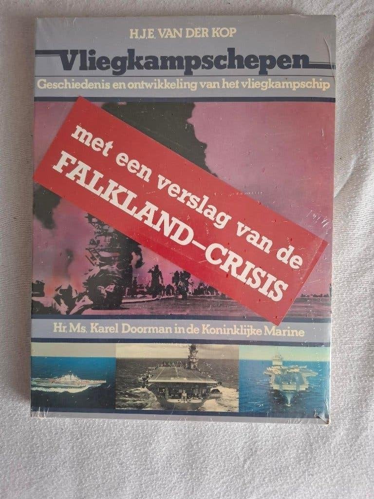 H.J.E. van der Kop Vliegkampschepen boek, H.J.E. van der Kop, Niet van toepassing, Nieuw, Marine