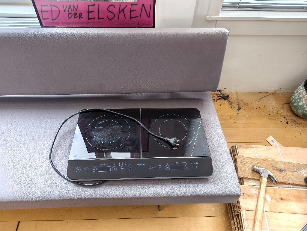 Medion Vrijstaande Dubbele Inductiekookplaat, Ophalen, Gebruikt, 3 kookzones of minder, Inductie