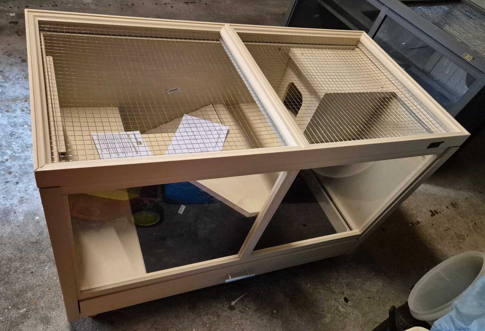 New age pet Ecoflex hamsterkooi, Ophalen, Kooi, 60 tot 90 cm, Zo goed als nieuw