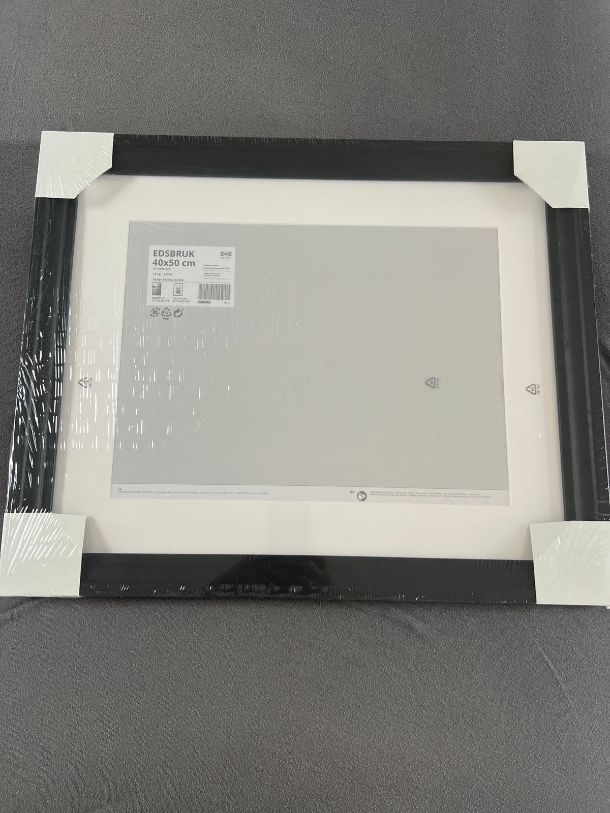 IKEA EDSBRUK Fotolijst Zwart 40x50 cm - Nieuw, Nieuw, Ophalen of Verzenden, Fotolijst, Hout