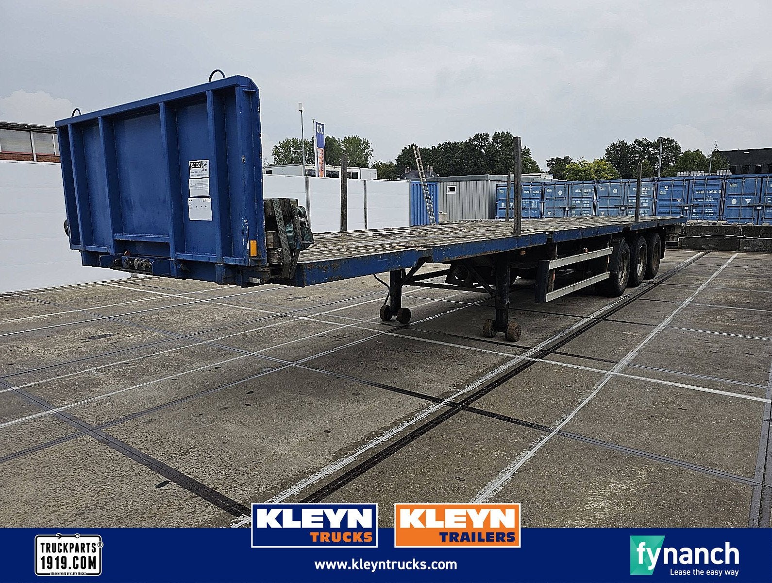 GROENEWEGEN DRO-14-27 twistlocks bpw nl tr, Overige kleuren, Origineel Nederlands, Bedrijf, Aanhangers en Opleggers