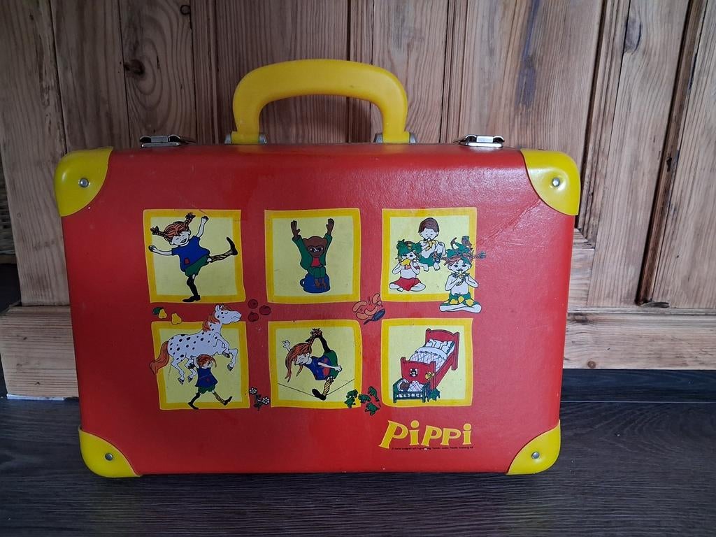 Vintage koffer Pippi Langkous, Kinderen en Baby's, Ophalen of Verzenden, Gebruikt