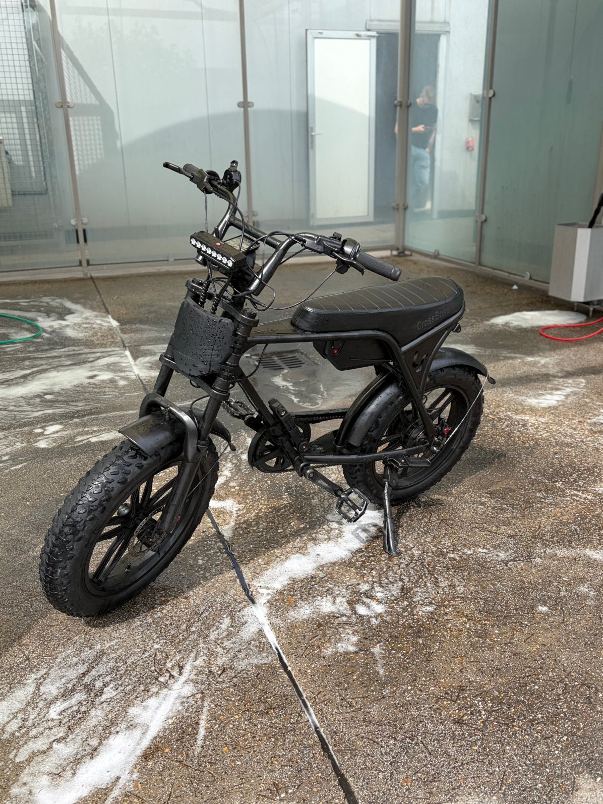 v8 custom full black, Fietsen en Brommers, Ophalen, Overige modellen, 7 versnellingen, Zo goed als nieuw