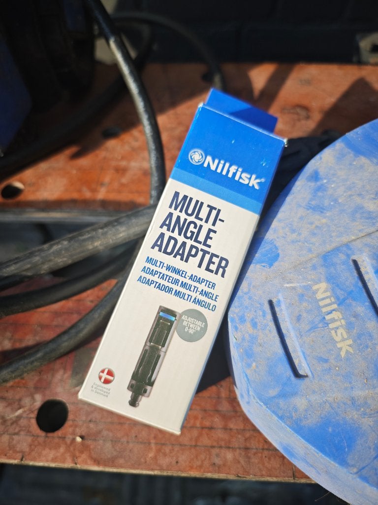 Hogedrukreiniger Nilfisk - Multi angle adapter & slang etc, Ophalen of Verzenden, Gebruikt, Elektrisch, Nilfisk