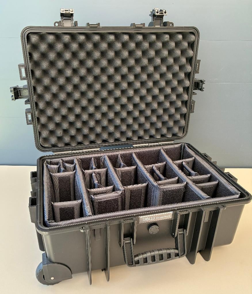 B&W CASE type 6700 RPD m trolley en DIVIDERS, Peli 1560 alt., Ophalen of Verzenden, Nieuw, Overige typen, Overige merken