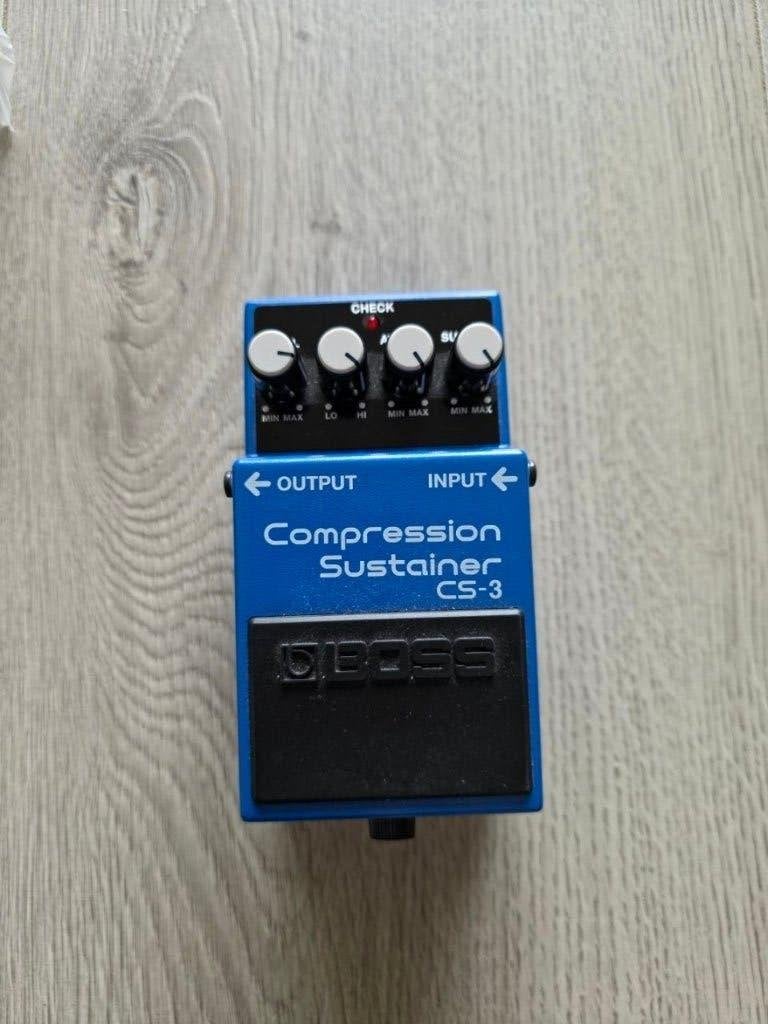 Boss CS-3 Compression Sustainer – Als nieuw – Originele doos, Verzenden, Zo goed als nieuw, Compressor