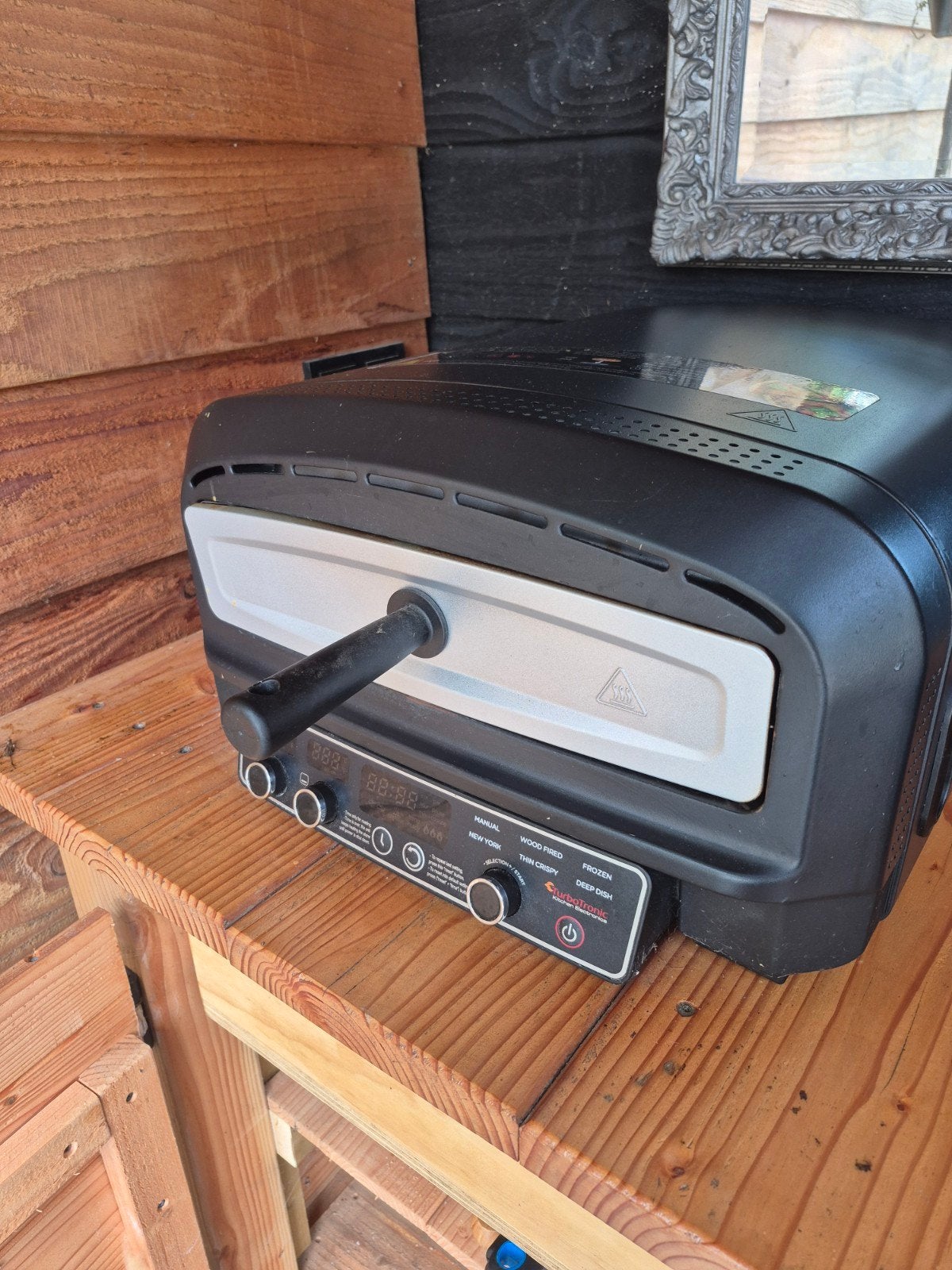 TurboTronic Elektrische Pizza Oven, Ophalen, Minder dan 45 cm, Pizzaoven, Vrijstaand