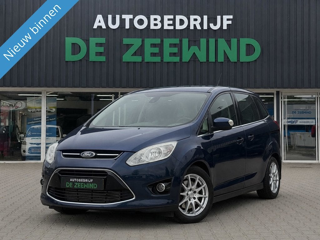 Ford Grand C-Max 1.6 EcoBoost Titanium 7p.|airco|Rijklaar, Auto's, Ford, Voorwielaandrijving, 15 km/l, Gebruikt, 4 cilinders
