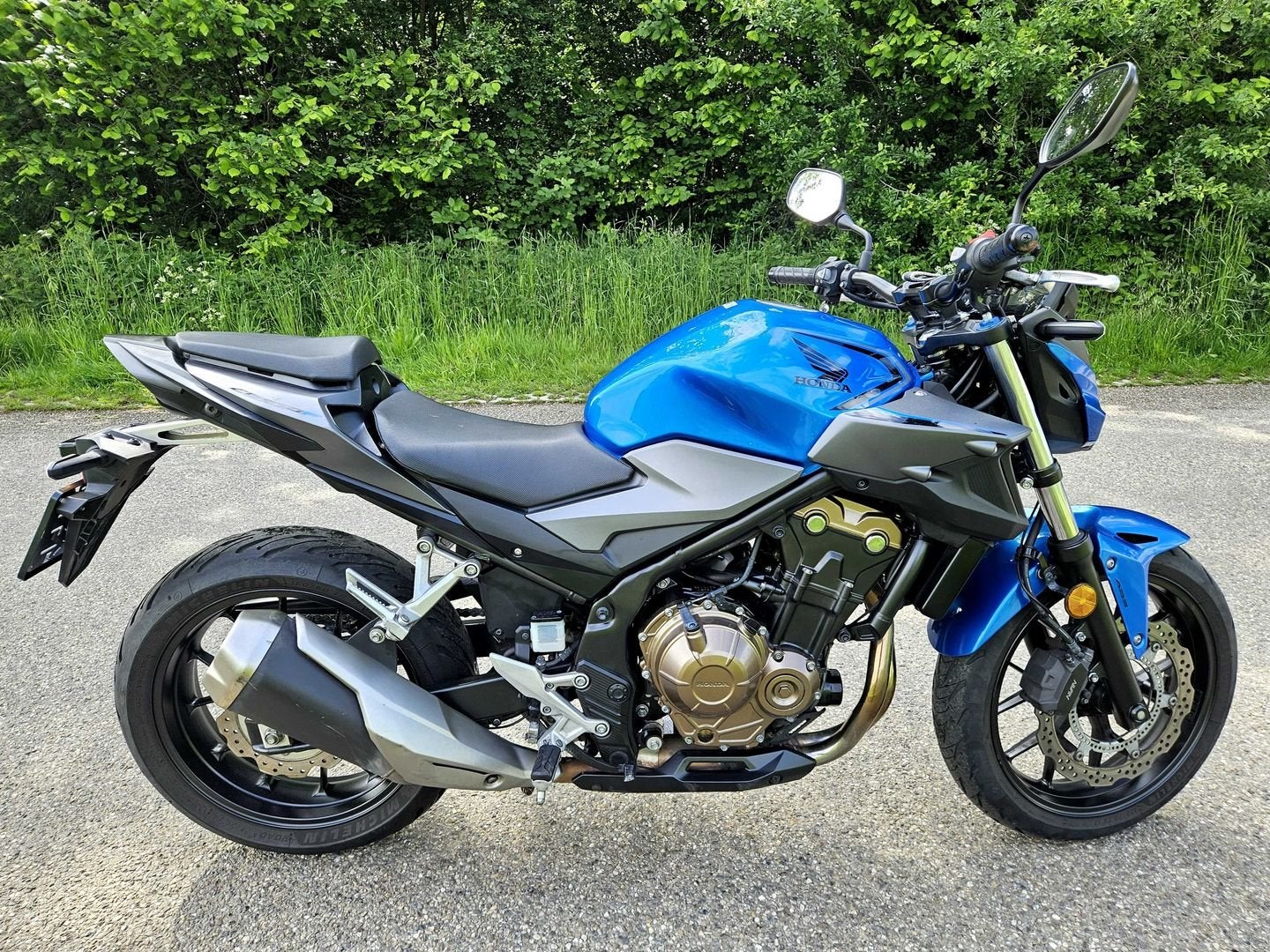 HONDA CB500F  ABS 35kW 48Pk BLAUW A2 CB 500 2021, Motoren, HONDA, 4 cilinders, Motorrijbewijs A, Bedrijf