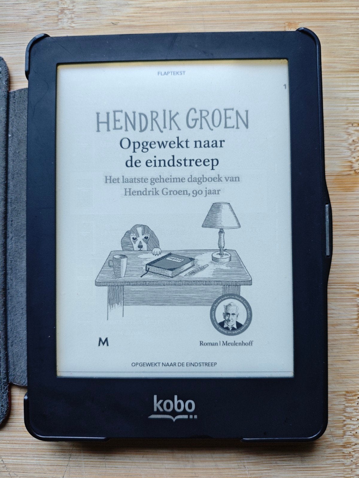 Kobo Glo e-reader met 1400 boeken, Computers en Software, 6 inch of minder, Kobo, Ophalen of Verzenden, Zo goed als nieuw