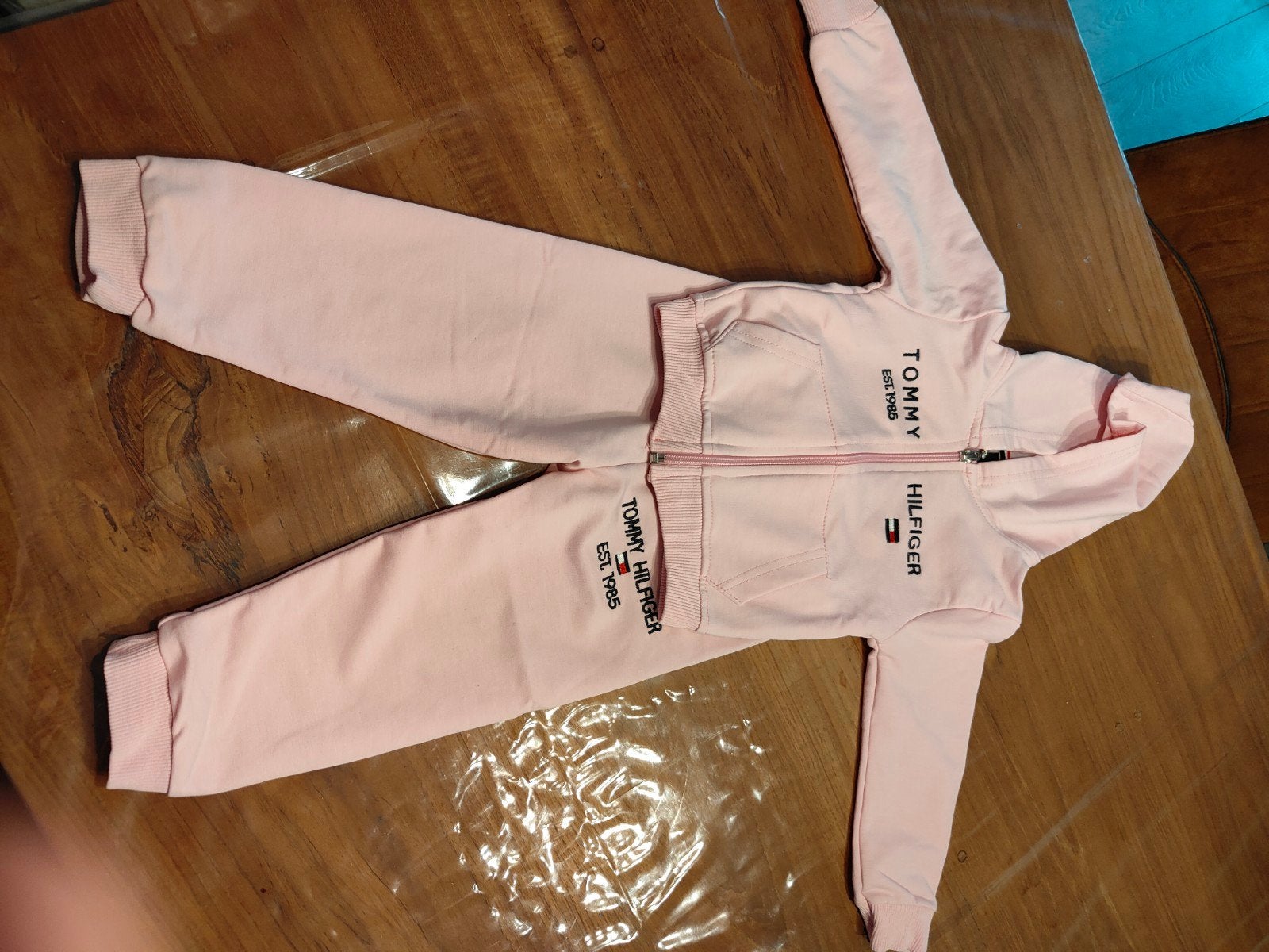 Tommy Hilfiger setje roze, maat 74/80 (label 62), Ophalen of Verzenden, Nieuw, Tommy Hilfiger, Meisje