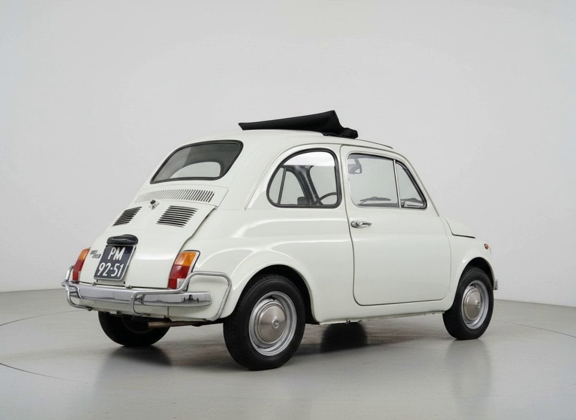 Fiat 500L Fiat Unieke schuurvondst uit Italië met slechts 2, Auto's, Zwart, 4 stoelen, Wit, Bedrijf