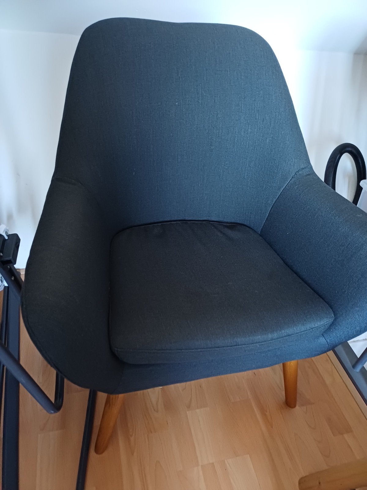 Stoel / fauteuil, Ophalen, Gebruikt, Blauw, Stof