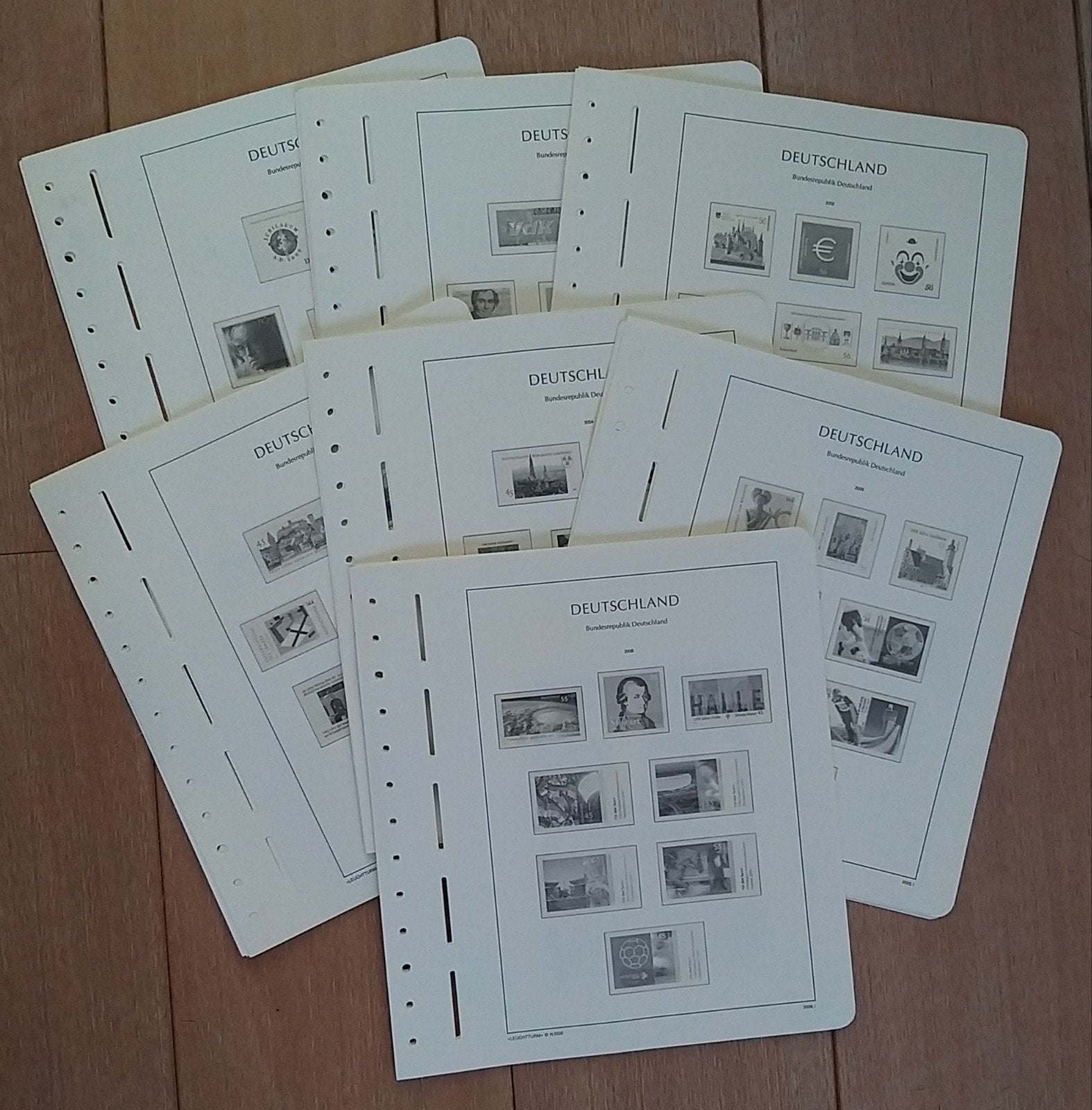 Duitsland Leuchtturm album bladen jaar 2000-2006, Ophalen of Verzenden, Verzamelalbum