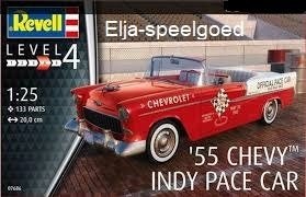 Revell 7686 '55 CHEVY INDY PACE CAR 1:25 modelbouw, Auto, Revell, Groter dan 1:32, Nieuw