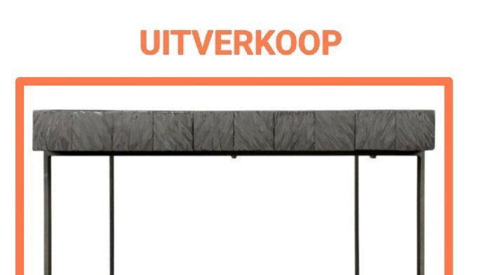 NIEUW bartafel Vulcano eettafel UITVERKOOP Piet Klerkx, 100 tot 150 cm, Nieuw, Rechthoekig, 50 tot 100 cm