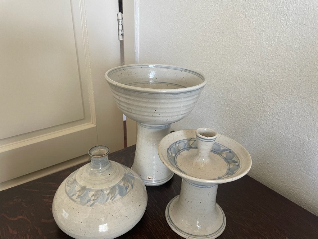 Keramiek Joop Frohwein, 3 delige set ongebruikt, Antiek en Kunst, Ophalen of Verzenden