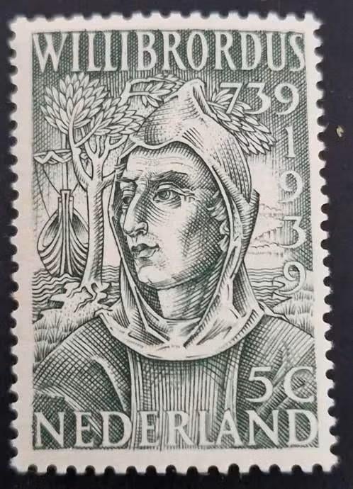 Nederland 1939 - NVPH 323 - Willibrord, Verzenden, T/m 1940, Postfris