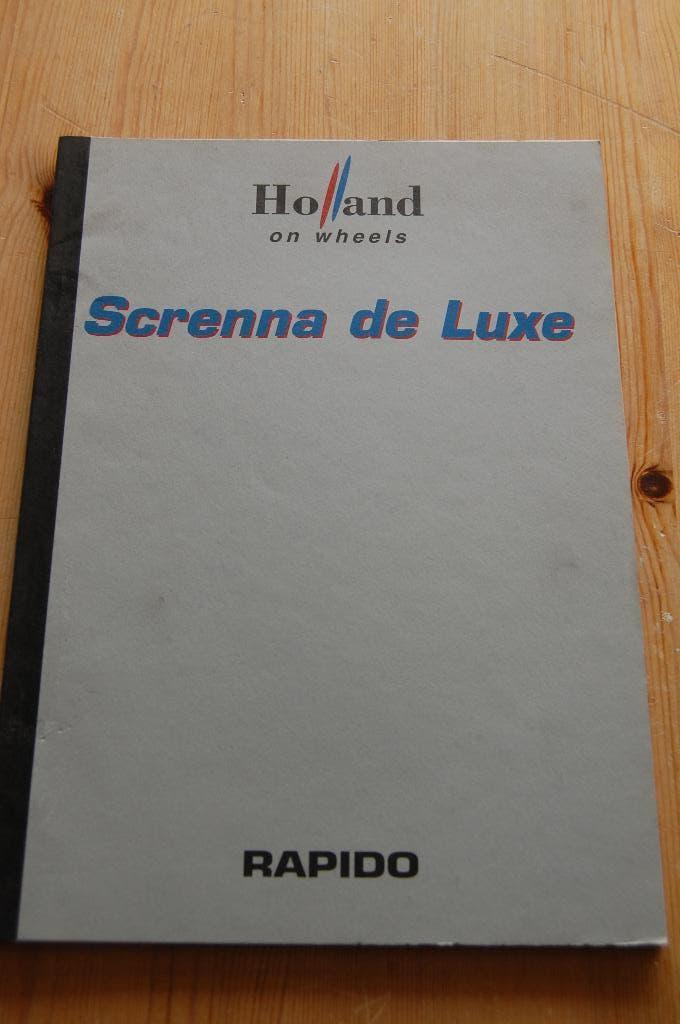 Rapido Screnna de Luxe onderdelenboek, Ophalen of Verzenden, Zo goed als nieuw