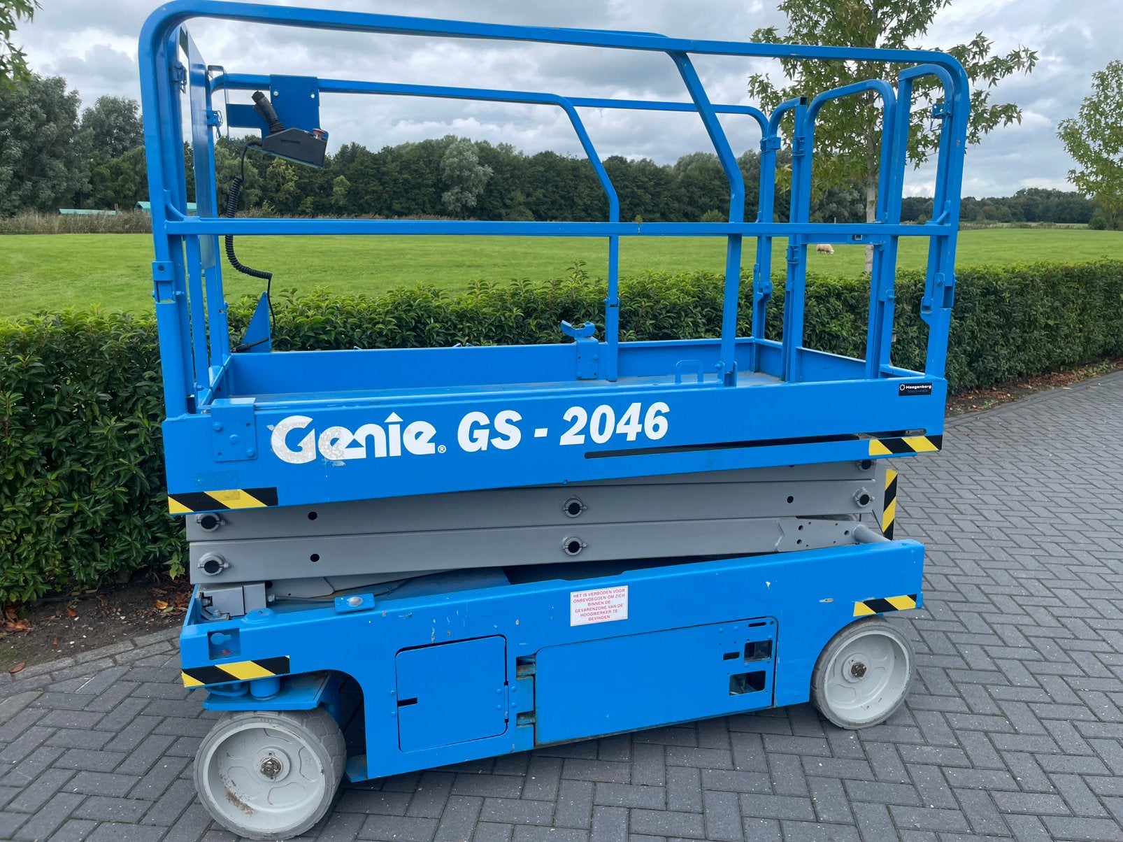 Genie GS2046 schaarhoogwerker werkhoogte 8m, Ophalen