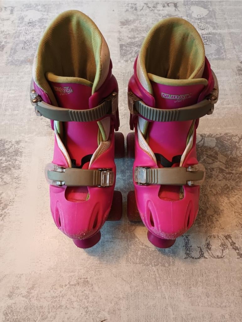 Roze NUDAM Junior verstelbare rolschaatsen, Ophalen, Kinderen, Verstelbaar, Gebruikt