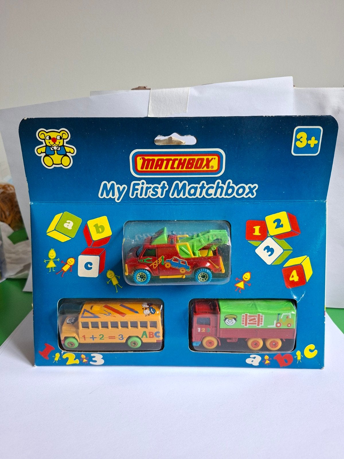 Matchbox my first matchbox 3 pack, Ophalen of Verzenden, Zo goed als nieuw, Auto, Matchbox
