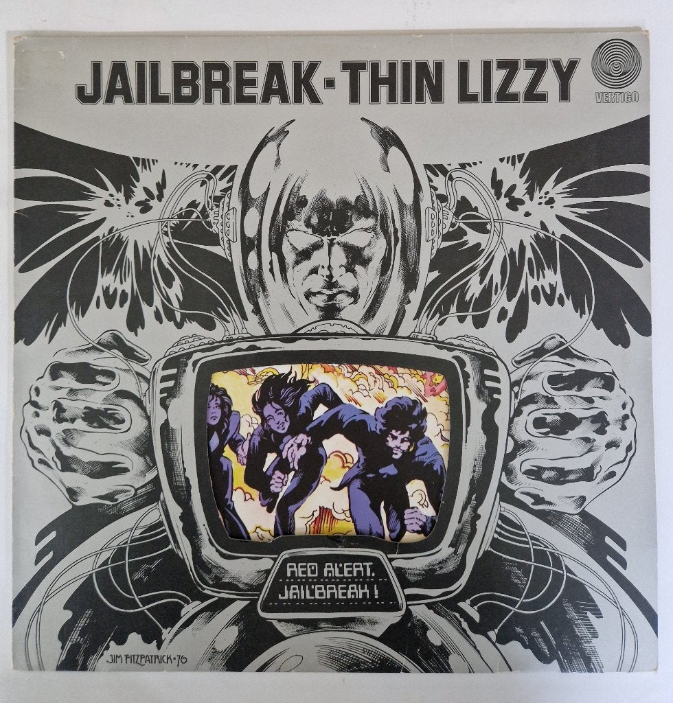 THIN LIZZY ‎– Jailbreak LP, LP, Gebruikt, Hard Rock, Ophalen of Verzenden