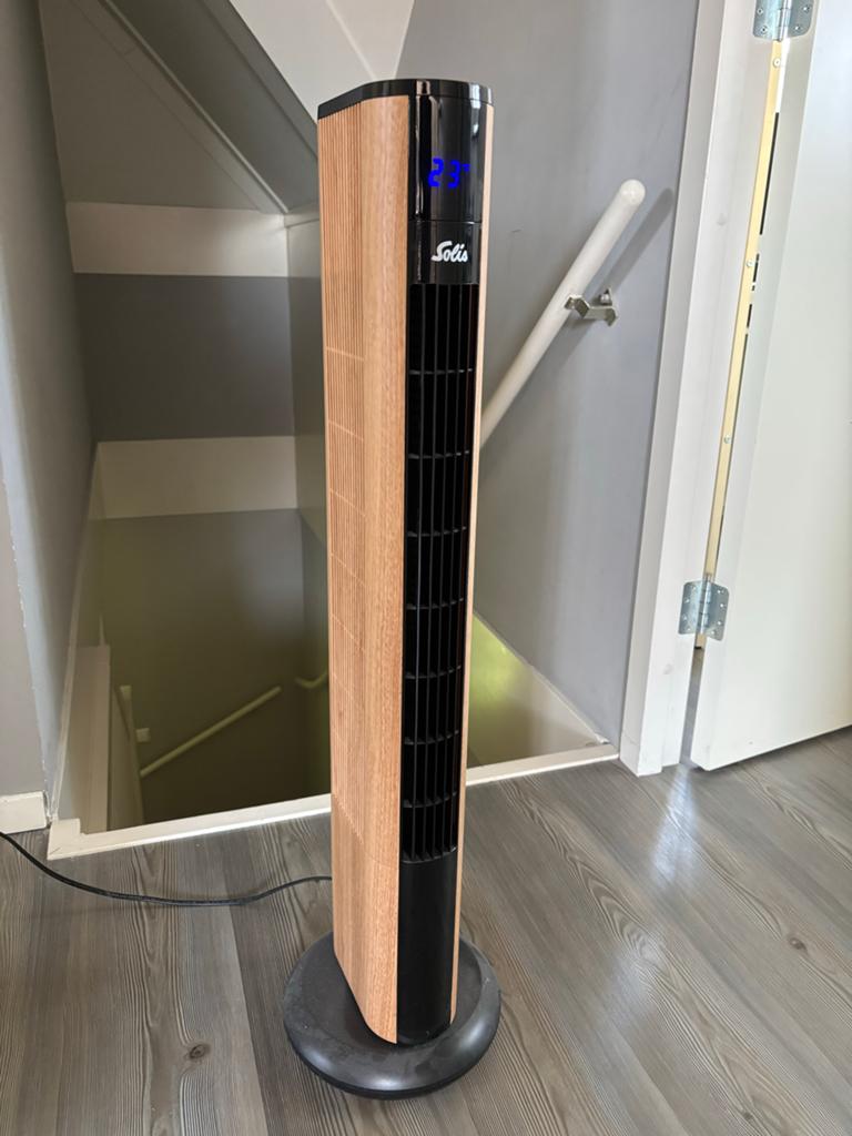 Solis Torenventilator Typ 757 - Stijlvol en Krachtig, Witgoed en Apparatuur, Ventilatoren, Ophalen, Zo goed als nieuw, Torenventilator