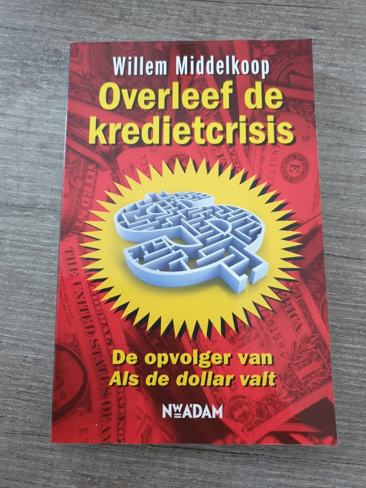 Willem Middelkoop - Overleef de kredietcrisis, Ophalen of Verzenden, Gelezen, Geld en Beleggen, Willem Middelkoop