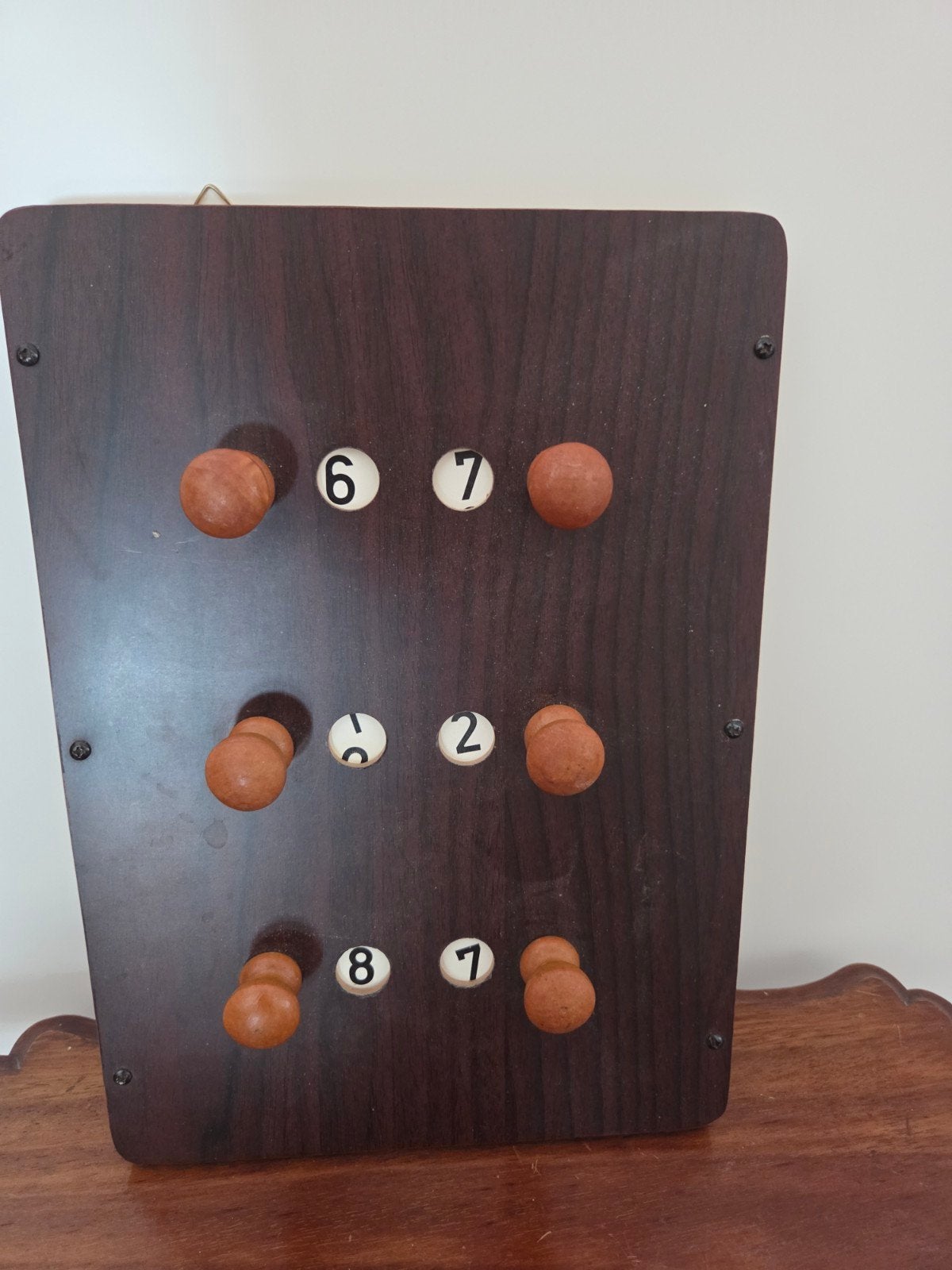 Goedwerkende  vintage score bord, Sport en Fitness, Biljarten en Poolen, Ophalen of Verzenden, Pooltafel